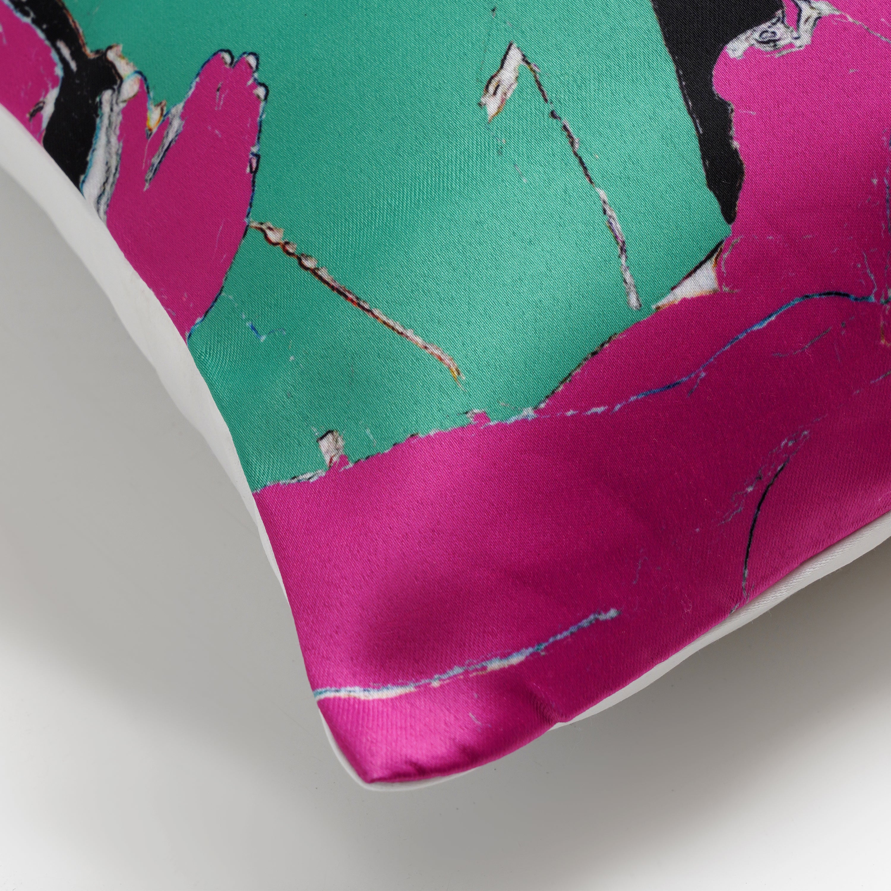 Reverse Stories by Naraj- Printed Cushion Cover