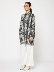 Birds in argument Black and white top