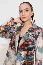 Roses ,River and clouds with some chaos Pant suit set