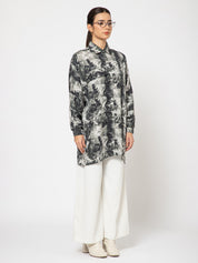 Birds in argument Black and white top