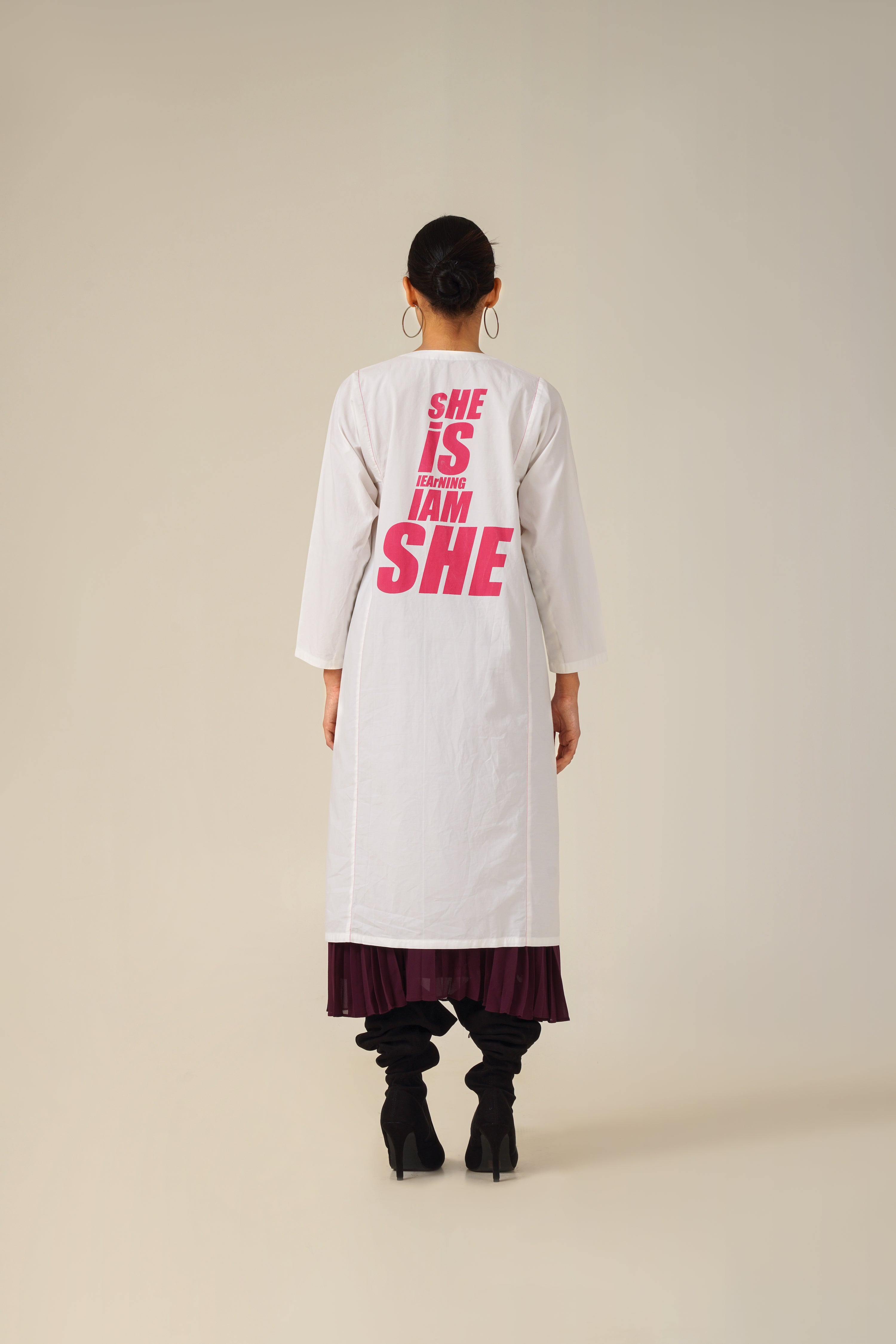 She is learning i am she Tunic